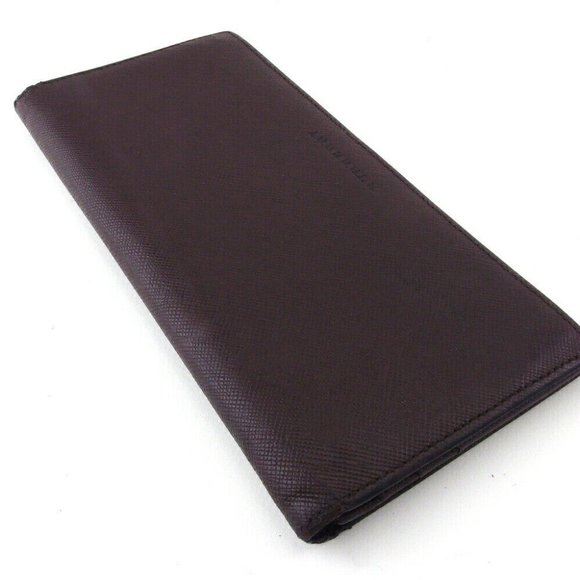 Burberry Long Wallet Logo Leather Authentic USED - Picture 3 of 10